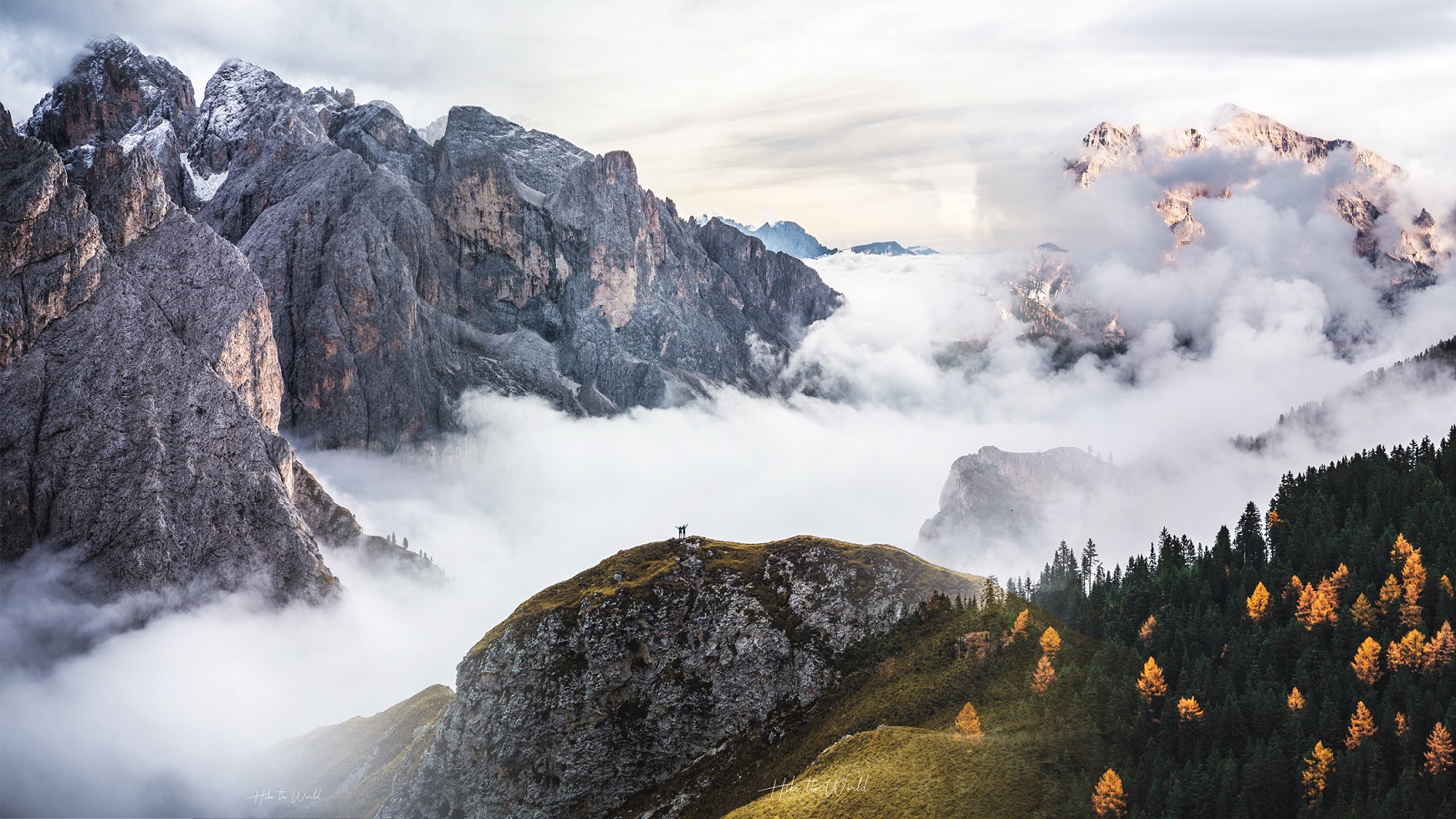 Sledujte úžasné video, ktoré zachytáva jedno z najpopulárnejších pohorí Európy - Dolomity v jesennom šate